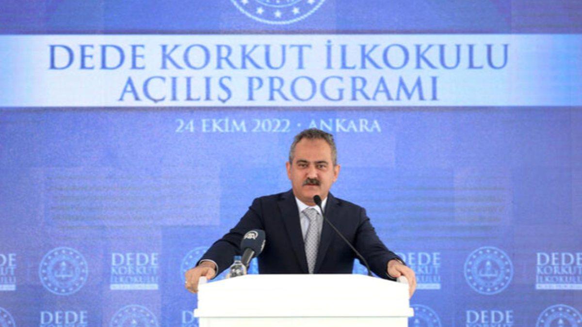 Mahmut Özer: 1 milyona yakın derslik sayısına ulaştık