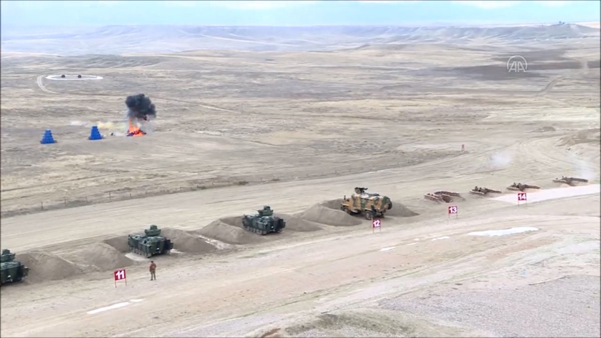 Mehmetçik'ten, 'Ateş Serbest'te hedeflere tam isabet