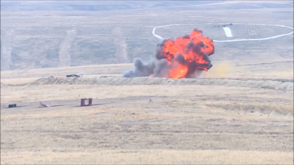 Mehmetçik'ten, 'Ateş Serbest'te hedeflere tam isabet