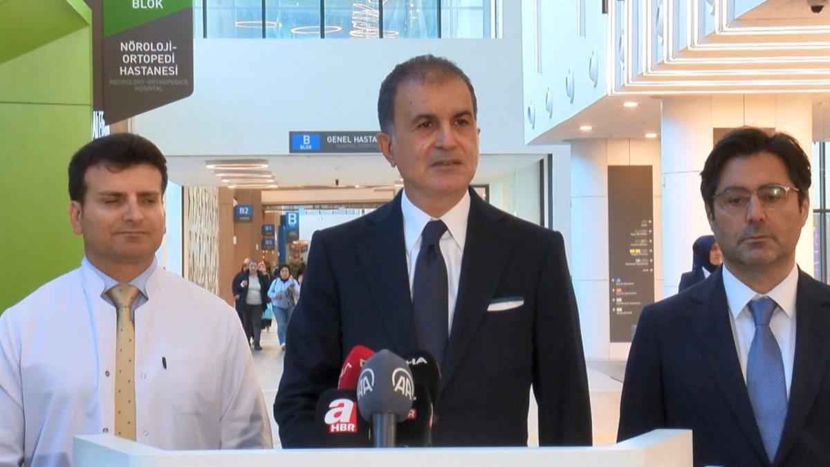 Ömer Çelik: Kazaya göre herkesin durumu çok iyi