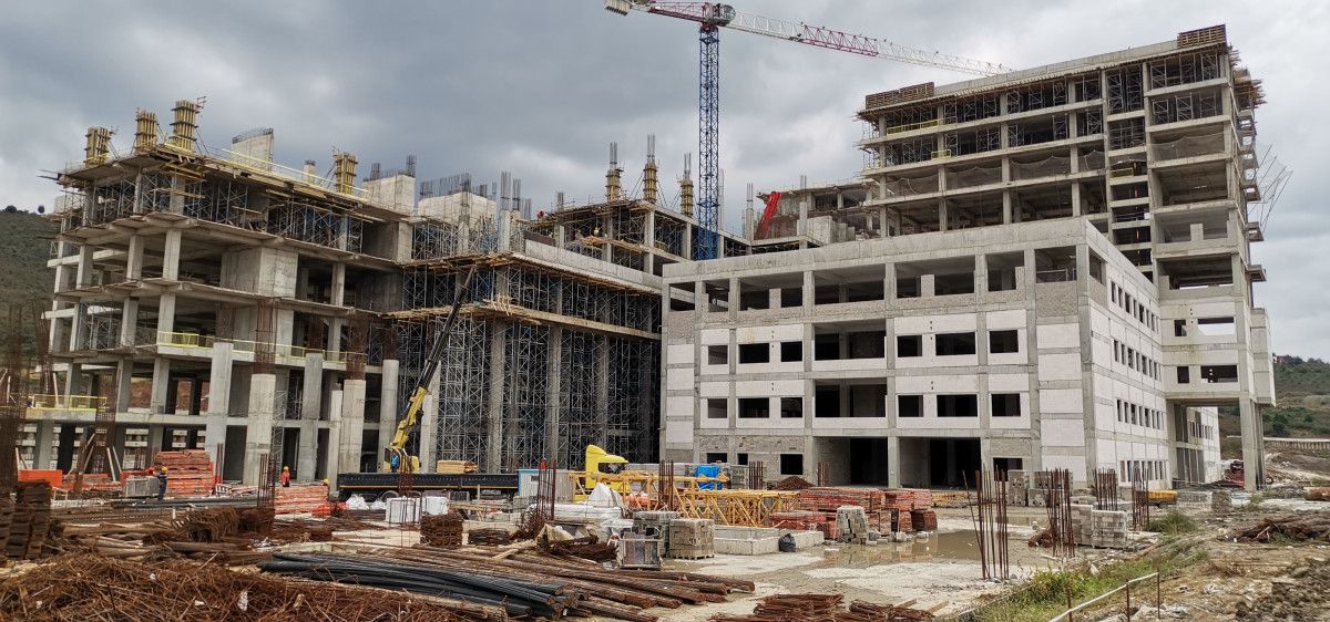 Ordu Şehir Hastanesi'nin yapımı sürüyor