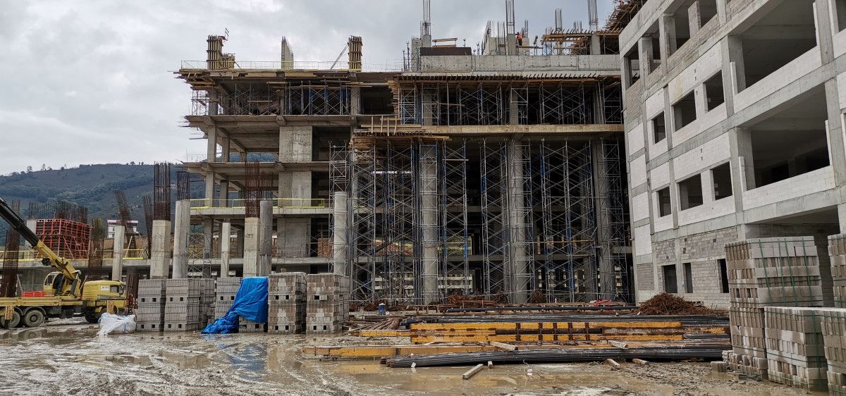 Ordu Şehir Hastanesi'nin yapımı sürüyor