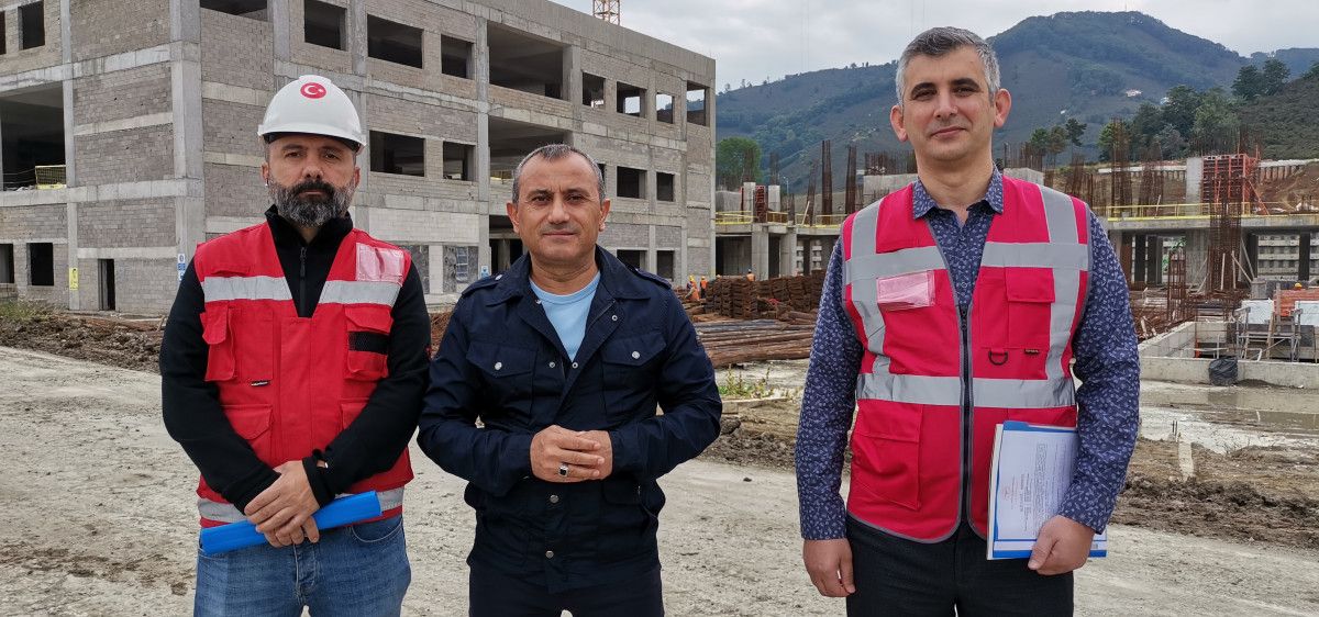 Ordu Şehir Hastanesi'nin yapımı sürüyor