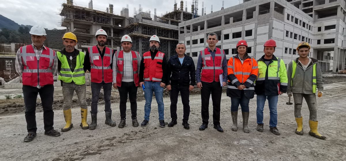 Ordu Şehir Hastanesi'nin yapımı sürüyor