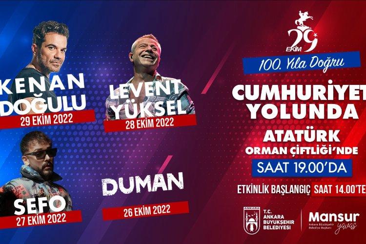 Sefo, Levent Yüksel ve Kenan Doğulu, 29 Ekim&#039;de coşturacak