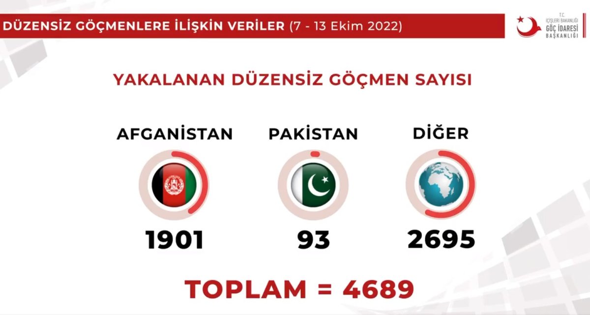 Sınır dışı edilen düzensiz göçmen sayısı açıklandı