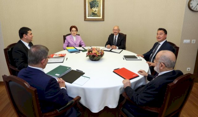 6'lı masada Cumhurbaşkanlığı adaylığı için oylama yapılacak