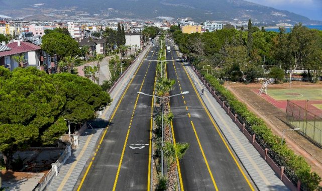 Anamur’da 3 önemli cadde yeni çehresine kavuştu