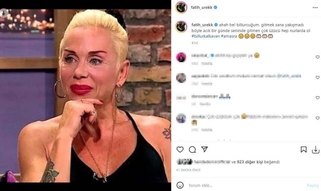 Ünlü isimlerden art arda Billur Kalkavan için taziye paylaşımı!