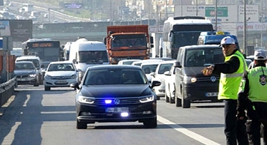 Yetkisiz çakar kullanan 5 bin 685 kişiye işlem yapıldı