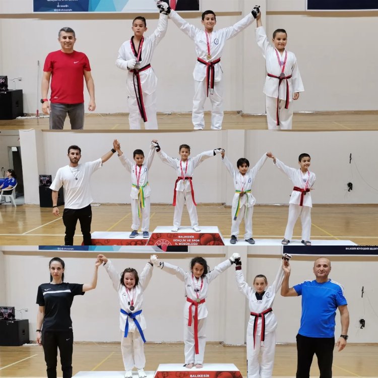 2022'de Ayvalık'a 104 madalya kazandılar