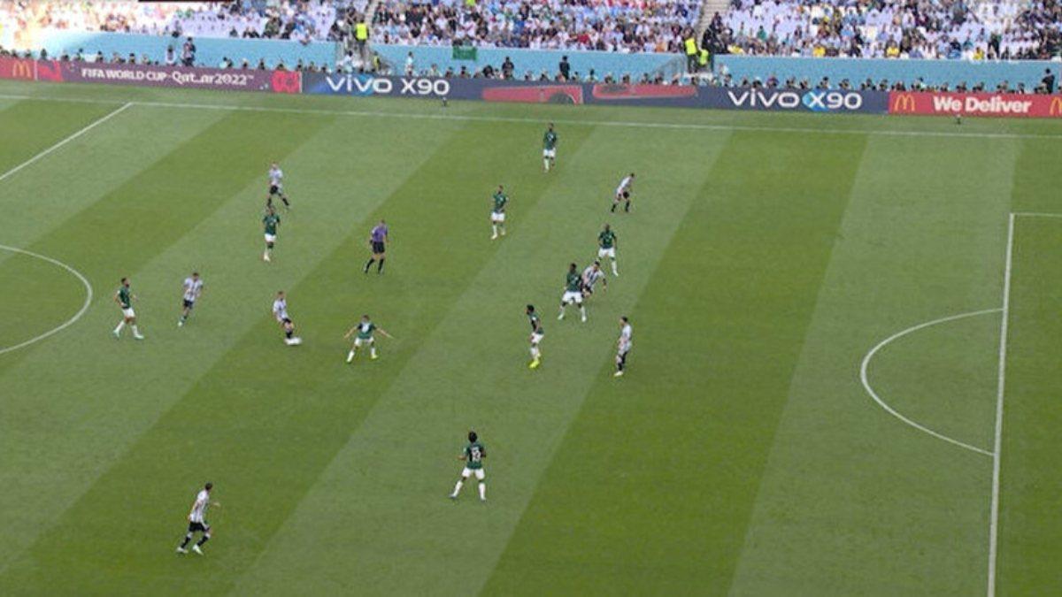 Arjantin - Suudi Arabistan maçında tartışılan ofsayt pozisyonu