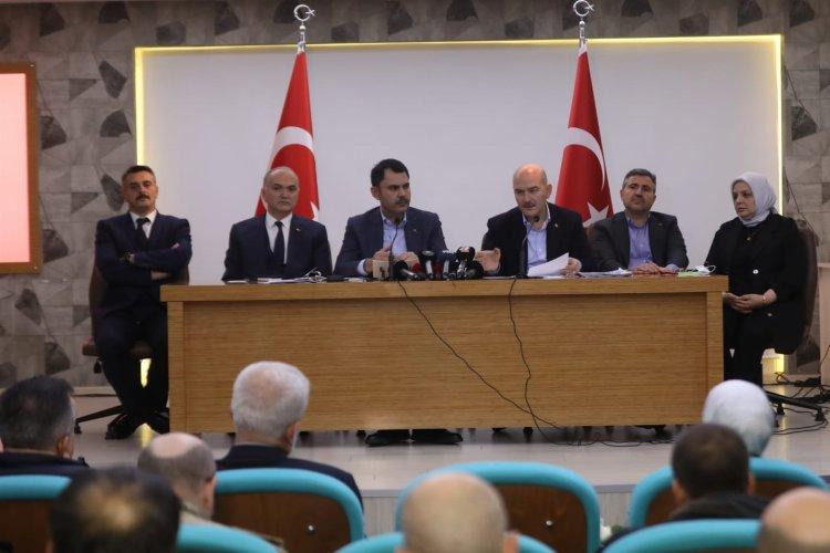 Bakan Kurum: Düzce&#039;de 71 bina acilen yıkılacak