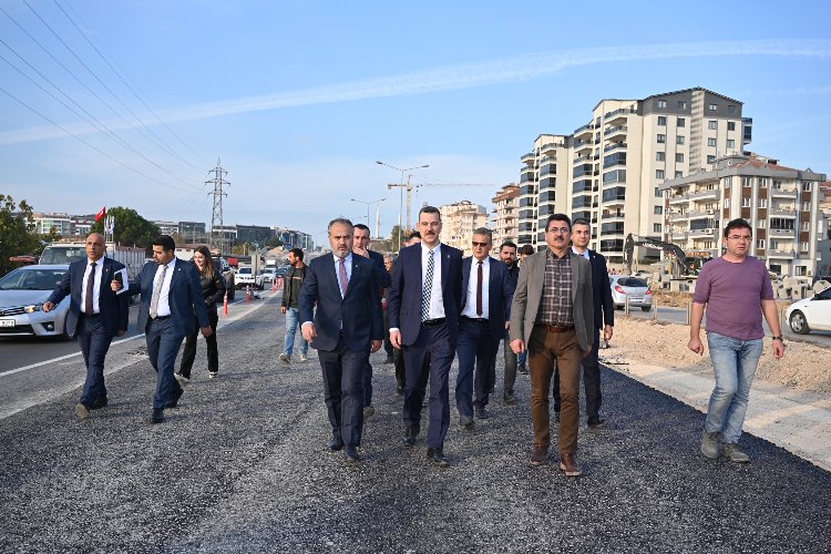 Bursa Çalı yoluna otoban ayarında düzenleme