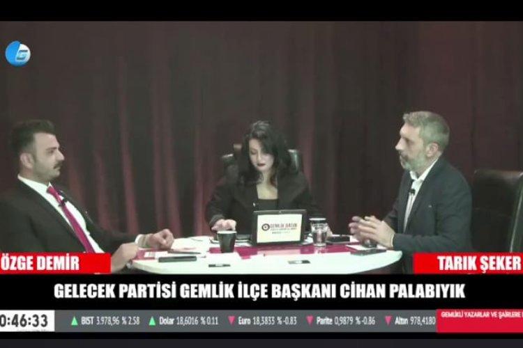 Bursa Gemlik&#039;te genç siyasetçi &#039;Gelecek&#039;i anlattı