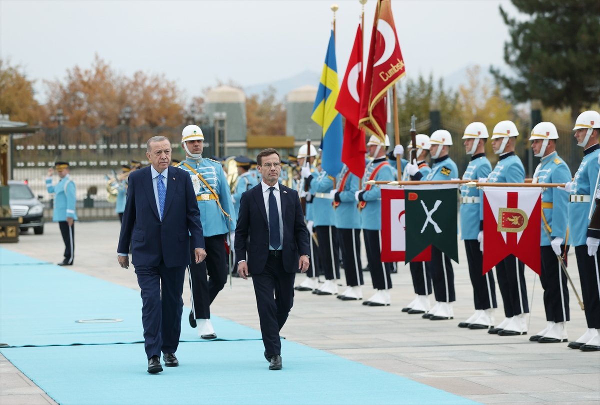 Cumhurbaşkanı Erdoğan, İsveç Başbakanı Ulf Kristersson ile görüştü