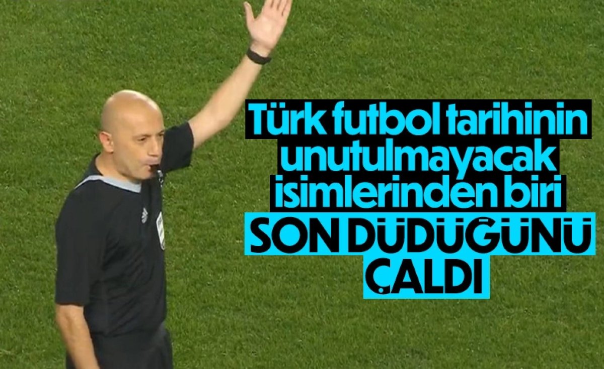 Cüneyt Çakır: Türk hakemliği adına onur duyulacak bir gündü