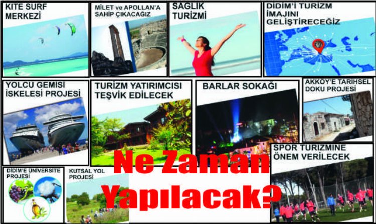 Didimliler soruyor... Vaatler ne zaman yerine gelecek?