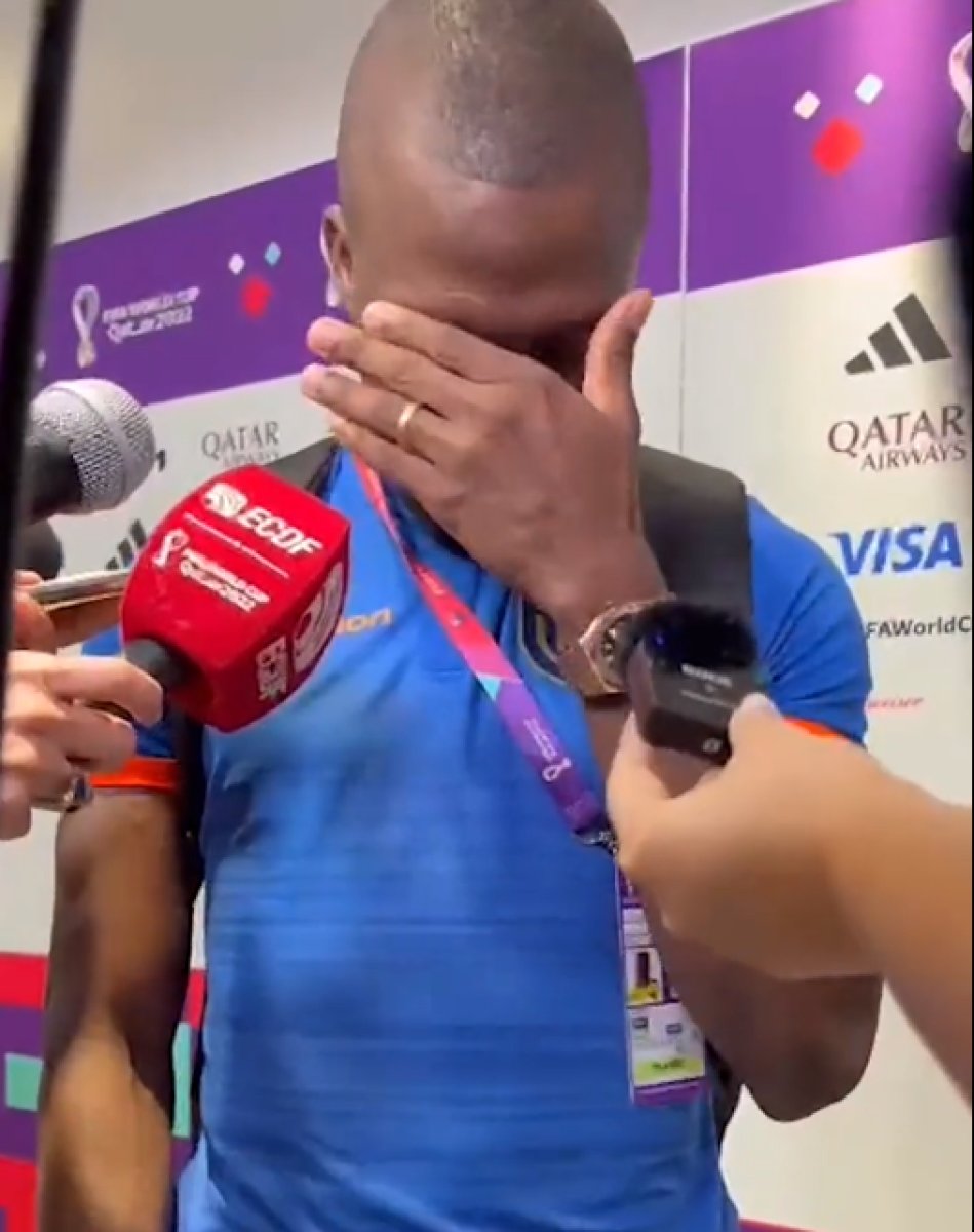 Enner Valencia'nın gözyaşları