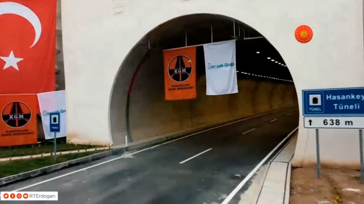 Hasankeyf-Gercüş Tüneli açıldı