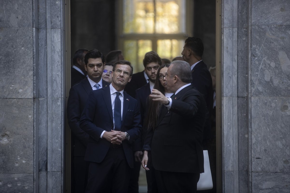 İsveç Başbakanı Kristersson, TBMM'yi ziyaret etti