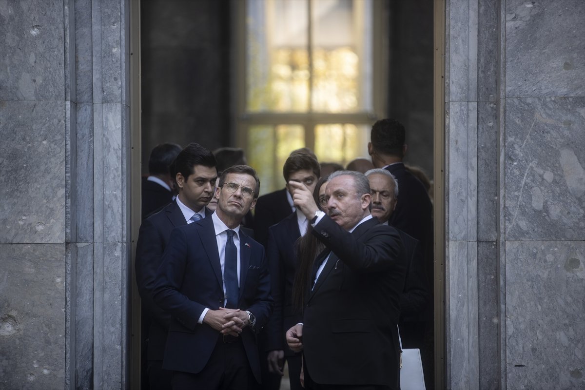 İsveç Başbakanı Kristersson, TBMM'yi ziyaret etti