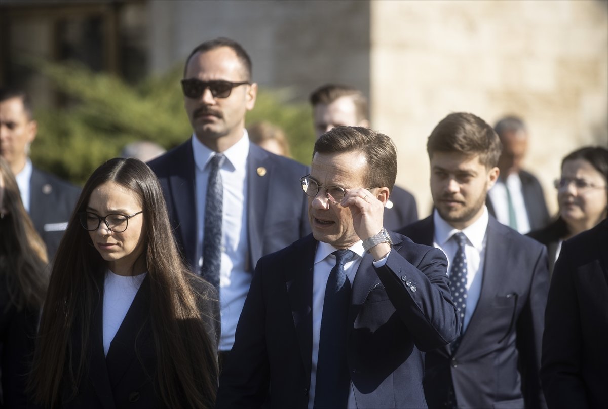 İsveç Başbakanı Kristersson, TBMM'yi ziyaret etti