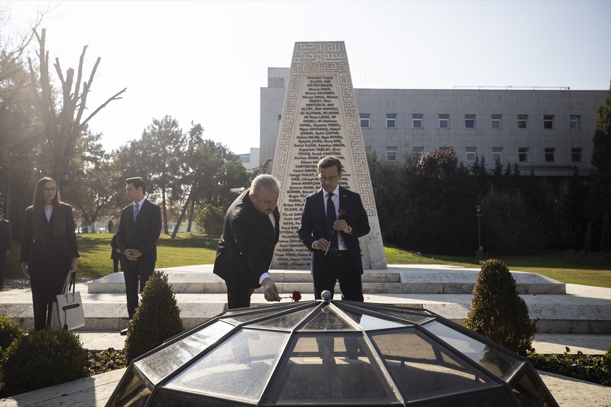 İsveç Başbakanı Kristersson, TBMM'yi ziyaret etti