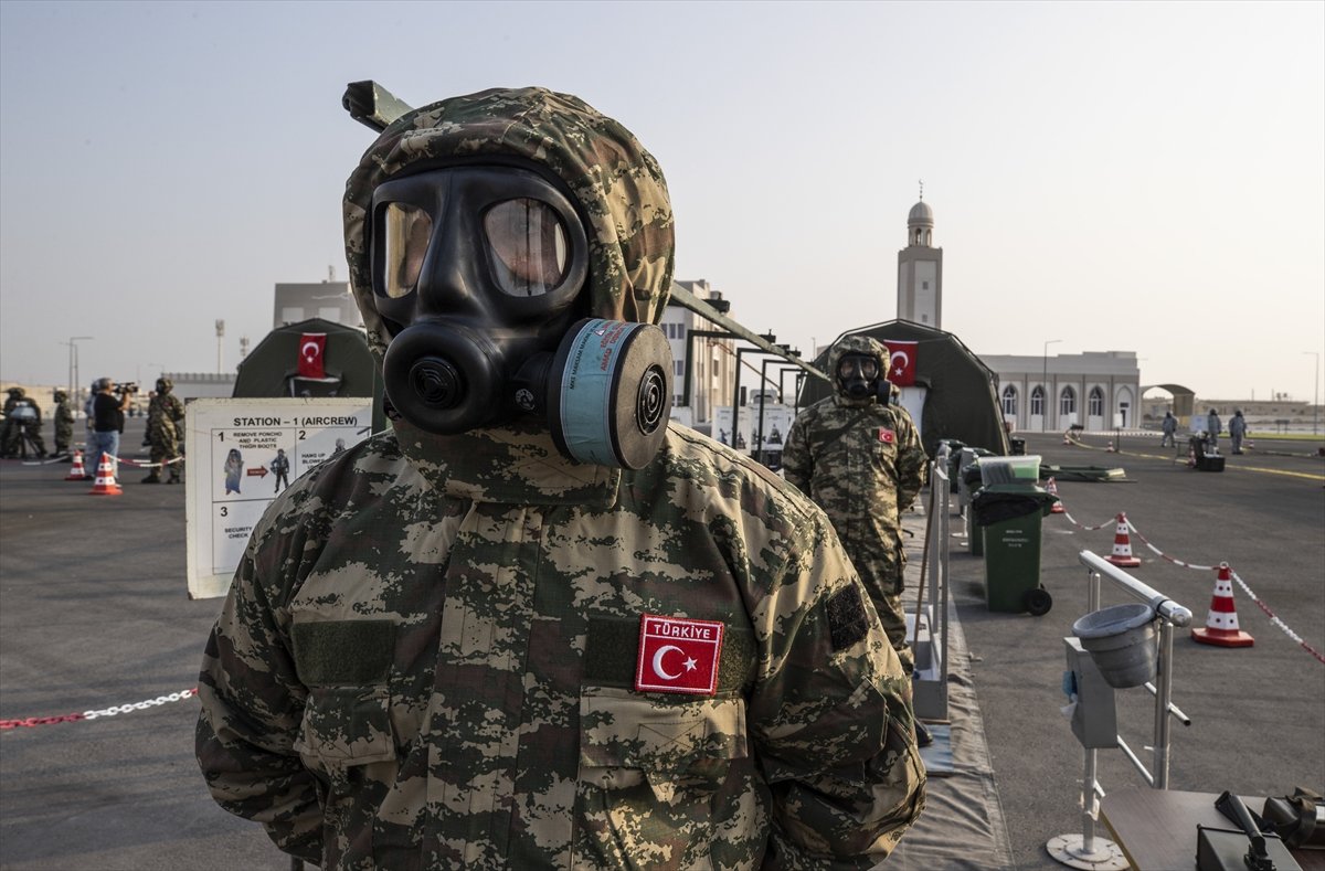 Mehmetçik'ten Dünya Kupası'na ‘KBRN’ kalkanı