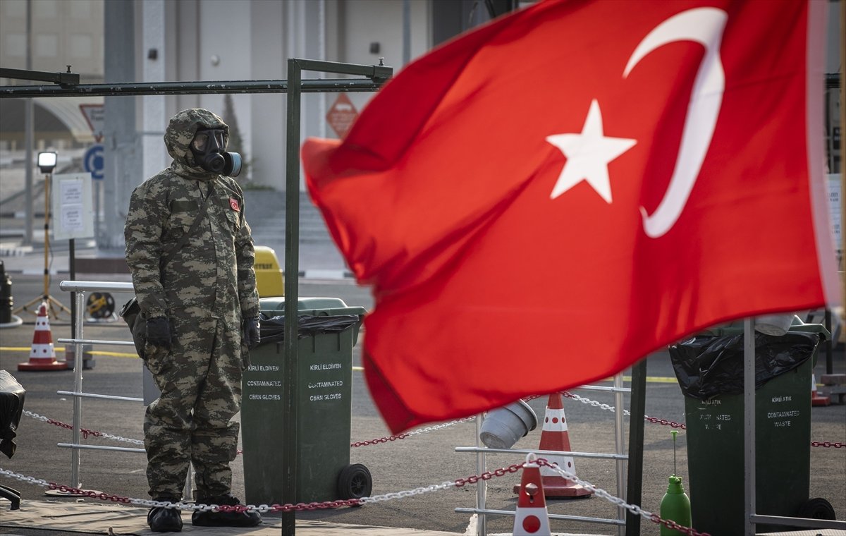 Mehmetçik'ten Dünya Kupası'na ‘KBRN’ kalkanı