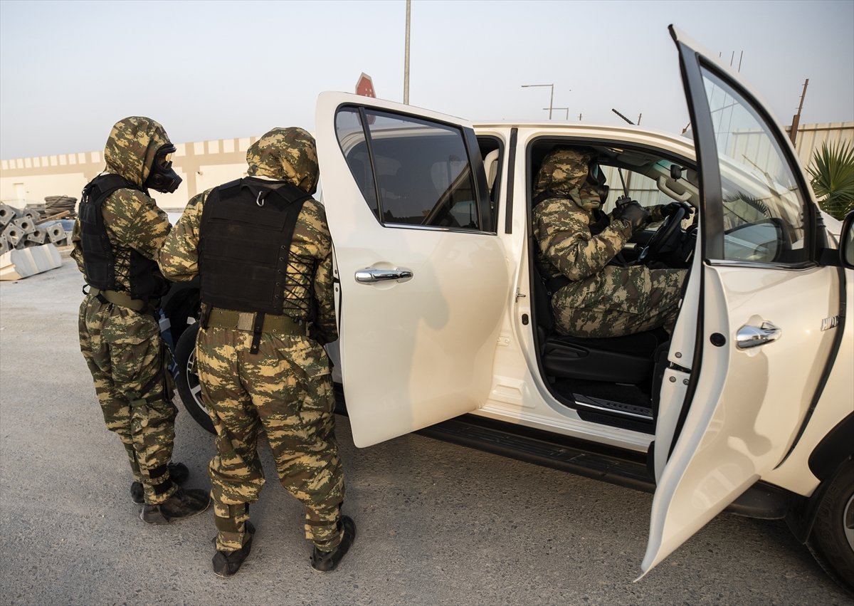 Mehmetçik'ten Dünya Kupası'na ‘KBRN’ kalkanı