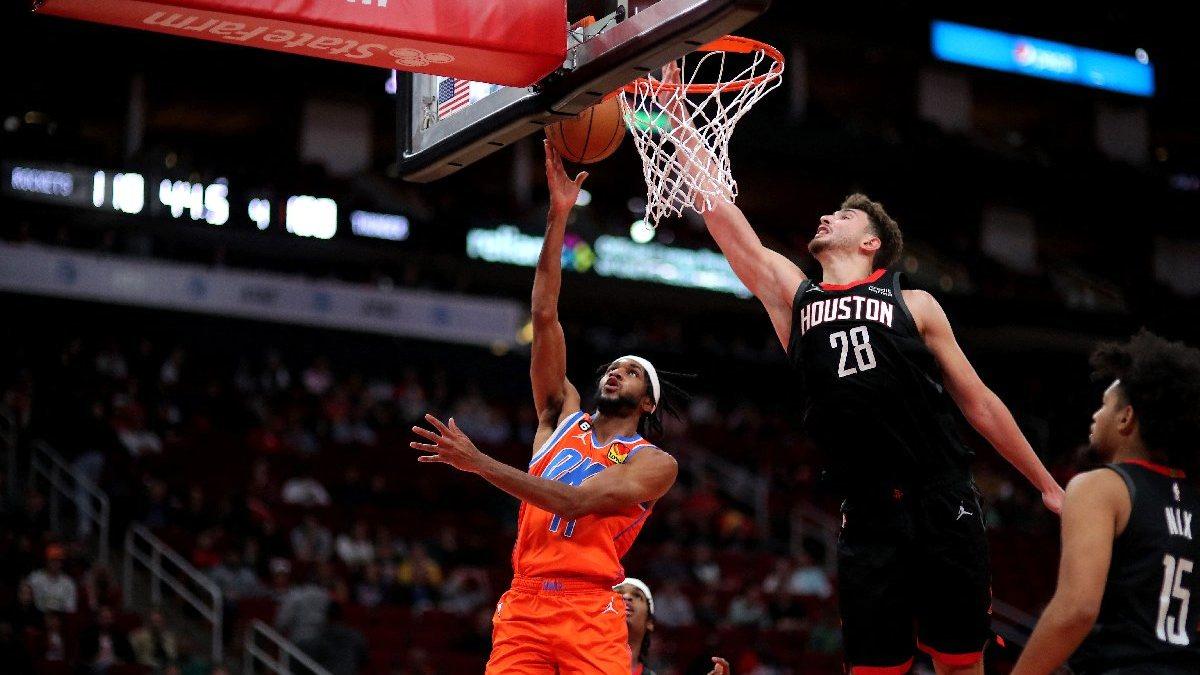 NBA'de Rockets, Alperen Şengün'ün çok yönlü oyunuyla kazandı