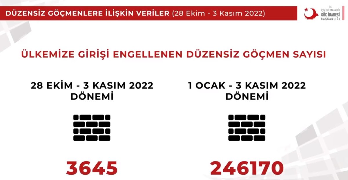 Sınır dışı edilen düzensiz göçmen sayısı açıklandı