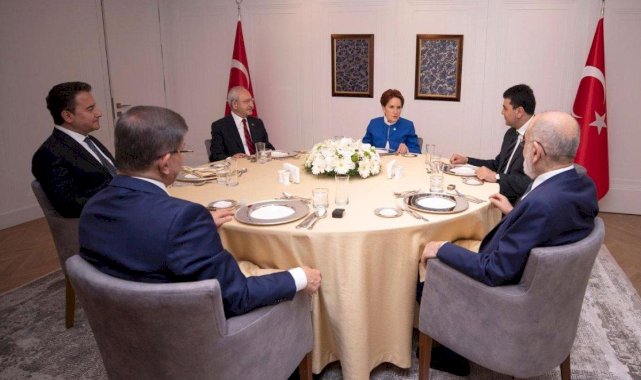 Altı masadan 156 sayfalık anayasa taslağı