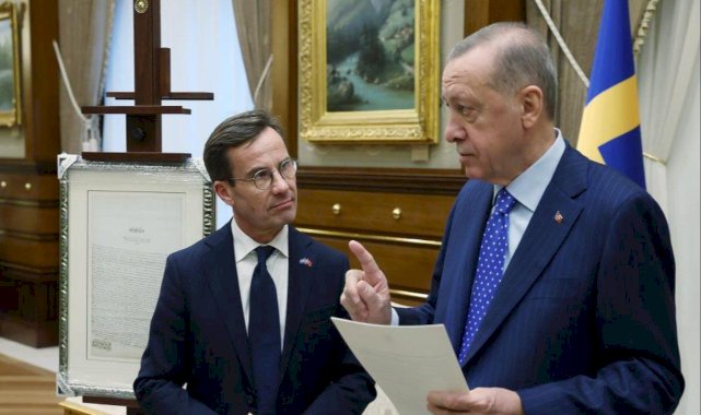 Cumhurbaşkanı Erdoğan, İsveç Başbakanı Ulf Kristersson ile görüştü