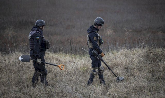Ukrayna ordusu Herson'da mayın temizleme çalışması başlattı