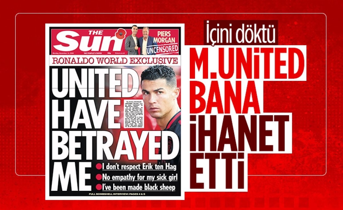 Ten Hag, Ronaldo'yu istemiyor