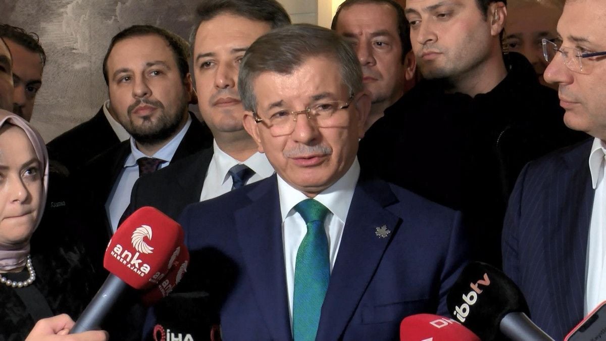 Ahmet Davutoğlu, İmamoğlu kararını değerlendirdi