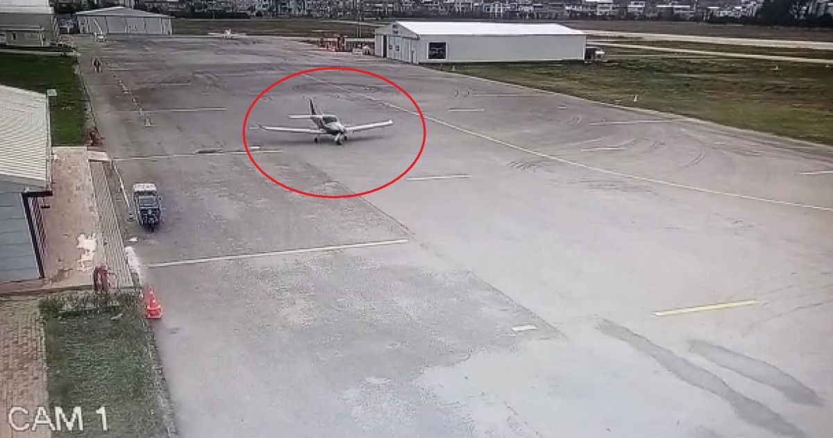Bursa'daki uçak kazasından önce çekilen son görüntüler