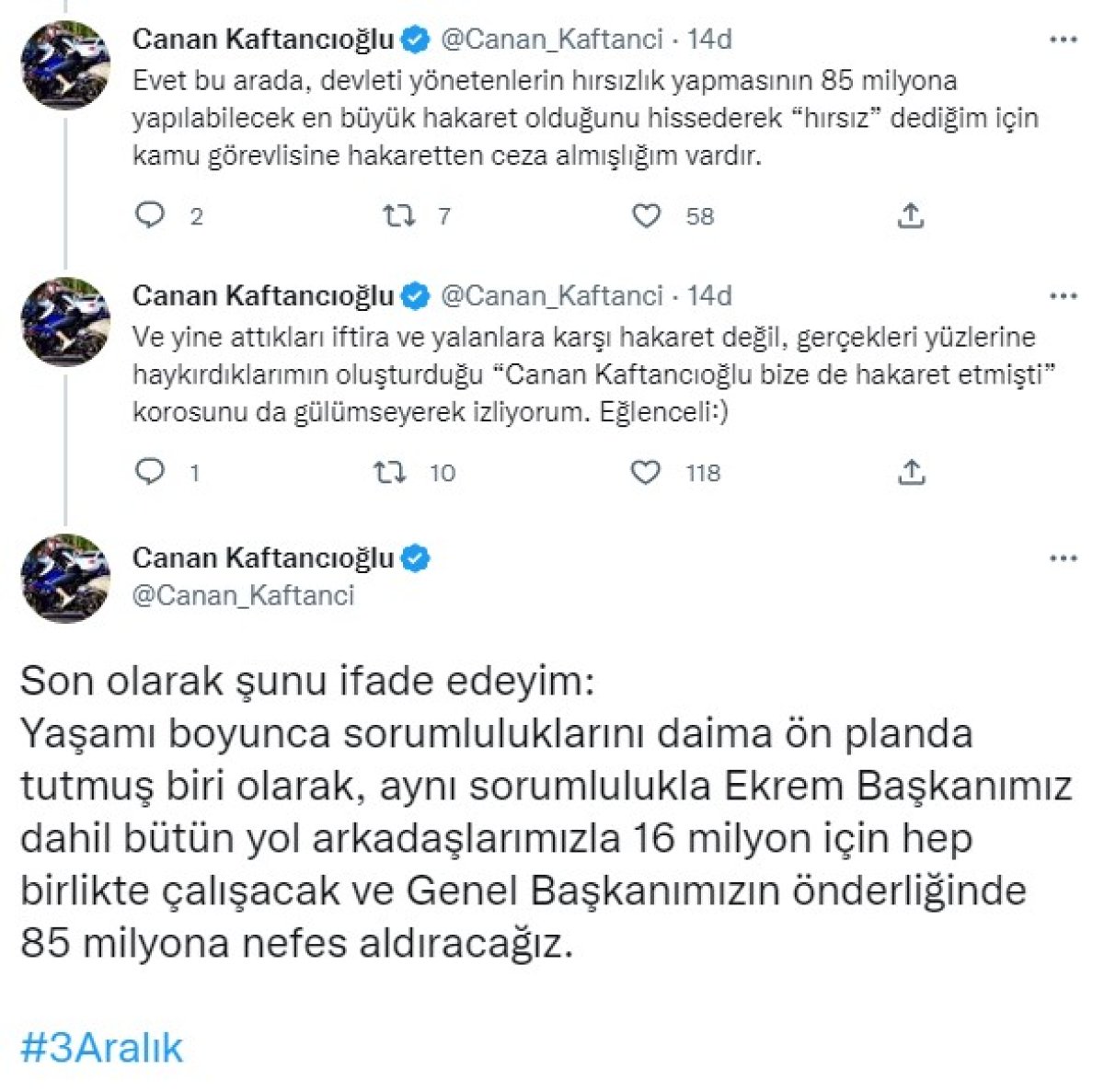 Canan Kaftancıoğlu: Ekrem İmamoğlu'na hakaret etmedim