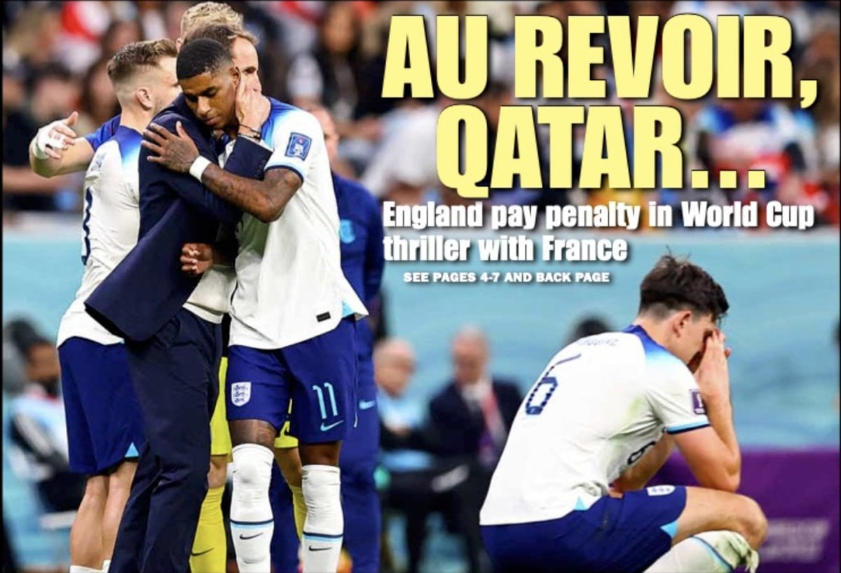 Dünya Kupası'ndan elenen İngiltere ülkesinde gündem oldu