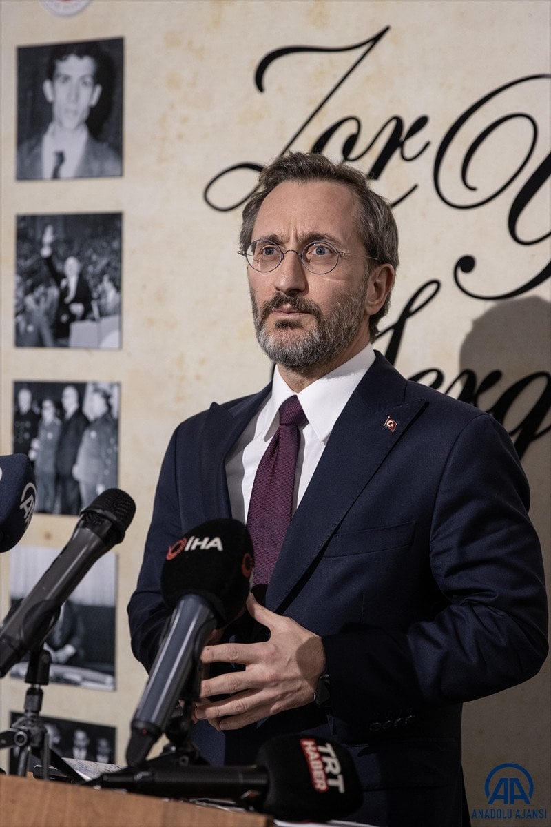 Fahrettin Altun, 'Zor Yıllar Sergisi'nin açılışında konuştu