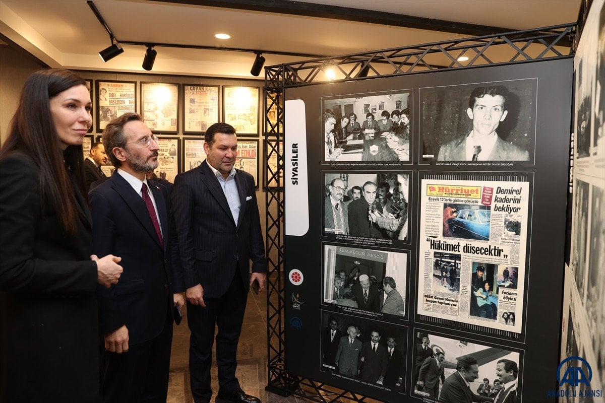 Fahrettin Altun, 'Zor Yıllar Sergisi'nin açılışında konuştu