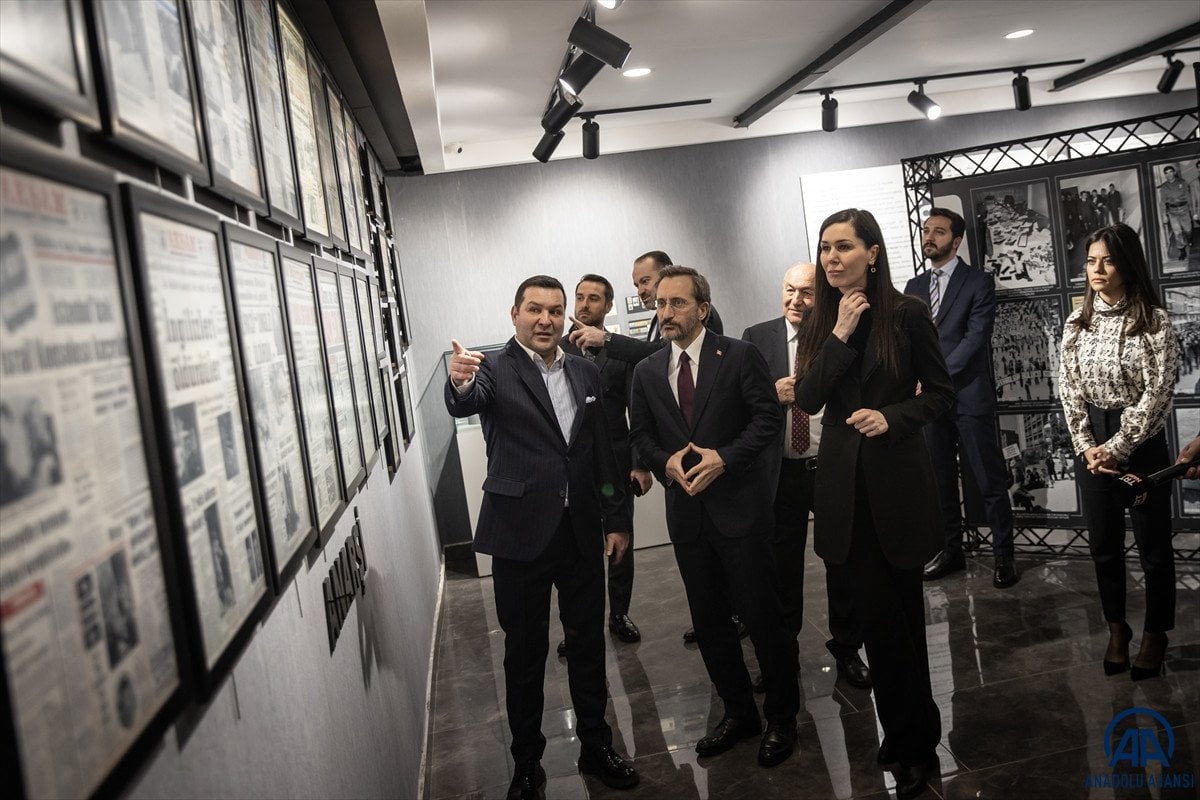 Fahrettin Altun, 'Zor Yıllar Sergisi'nin açılışında konuştu