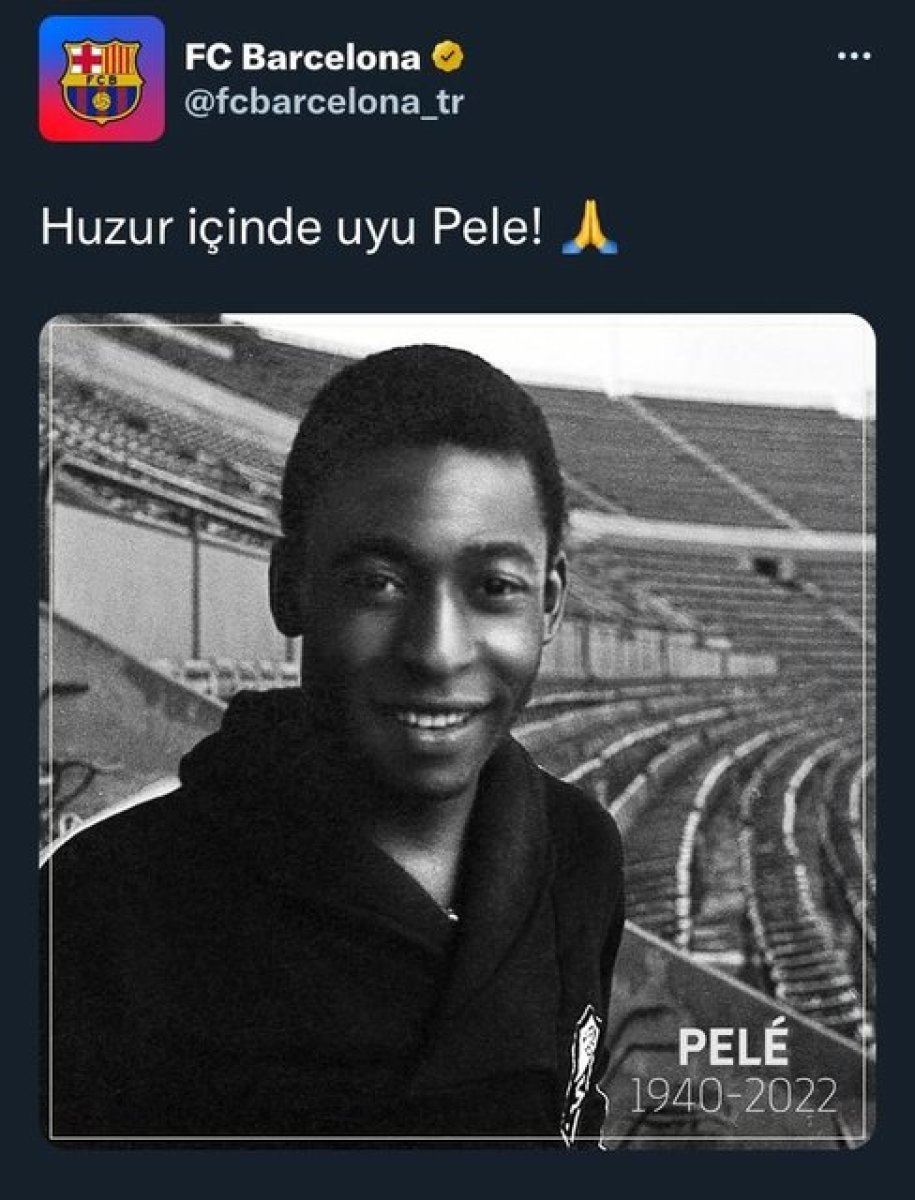 Futbol dünyası yasta! İşte yıldız futbolcuların Pele paylaşımları!