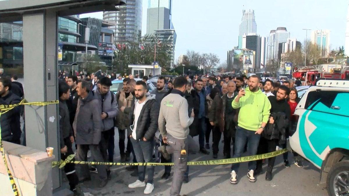 Levent&#039;teki AVM&#039;de yangına tanık olan vatandaşlar o anları anlattı