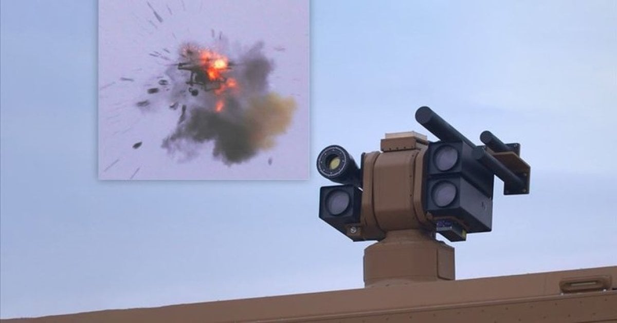 Milli lazer silahı ALKA hedefi tam isabetle vurdu