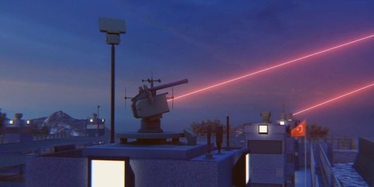 Milli lazer silahı ALKA hedefi tam isabetle vurdu