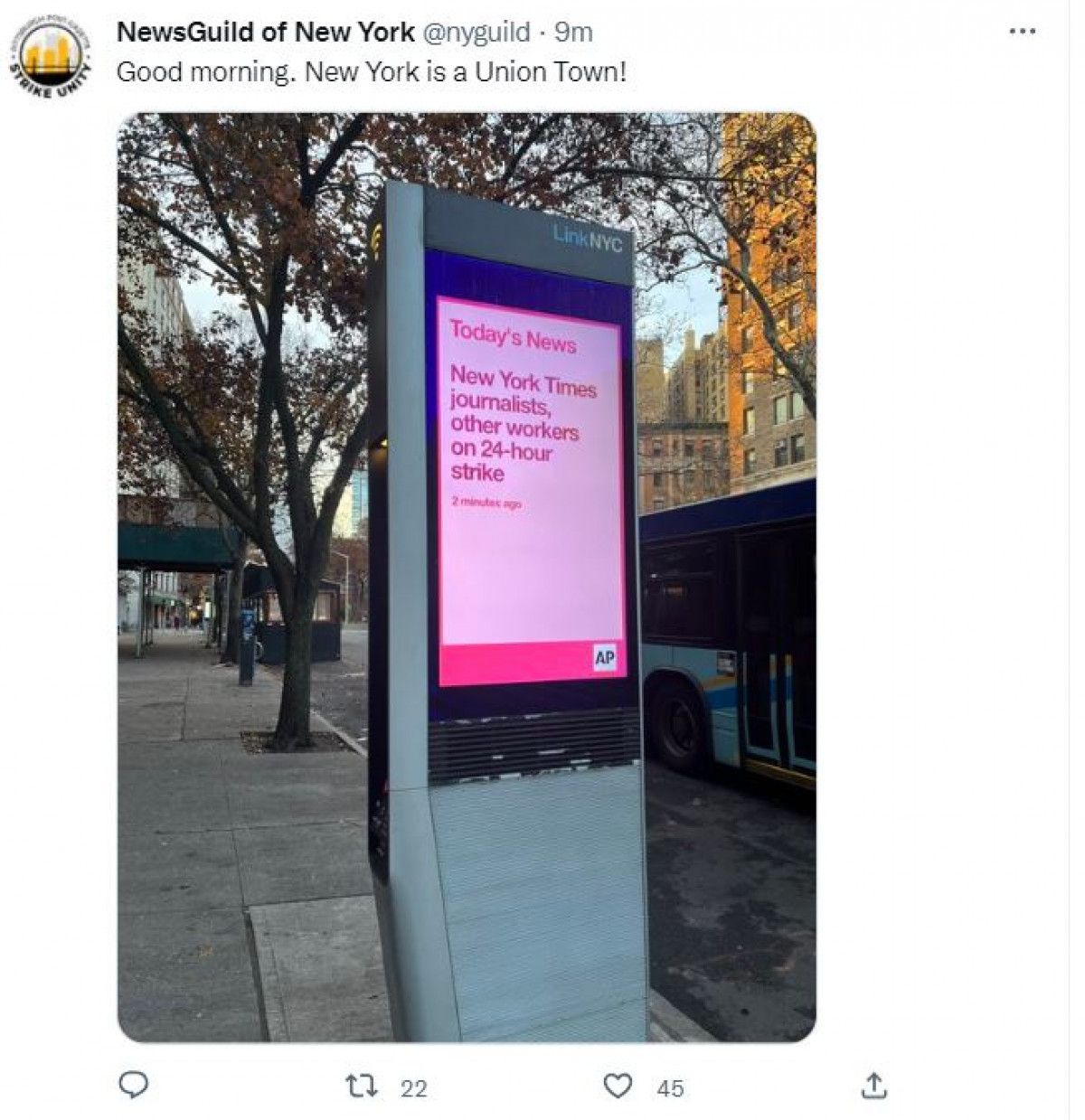 New York Times çalışanları 24 saatlik greve hazırlanıyor