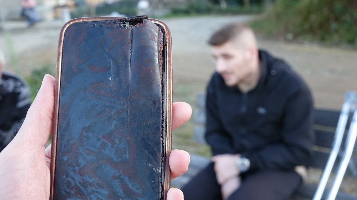 Pençe Hareketında görev yapan uzman çavuşu telefonu kurtardı